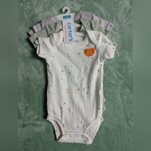 Carter's Original Bodysuit Three Pack 3month NWT